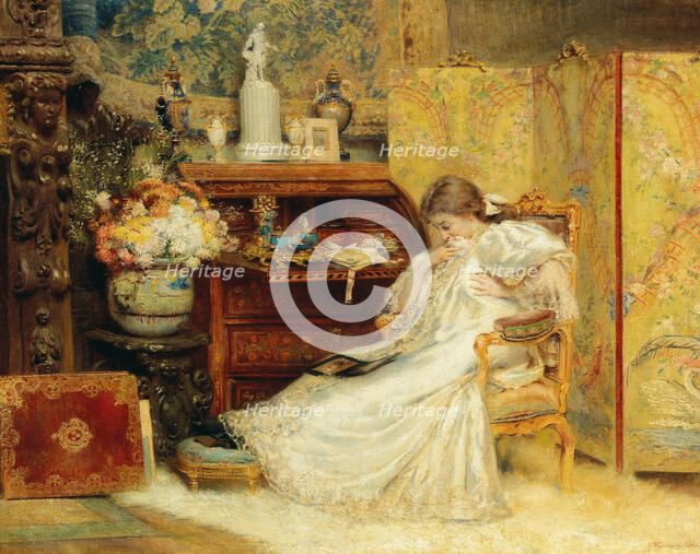 The Tender Creature. Creator: Makovsky, Konstantin Yegorovich (1839-1915).