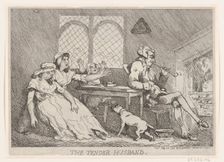 The Tender Husband, July 28, 1786., July 28, 1786. Creator: Thomas Rowlandson