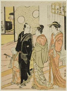 The Tenth Month (Jugatsu), from the series "Twelve Months in the South (Minami juni ko)", c.1783/84. Creator: Torii Kiyonaga