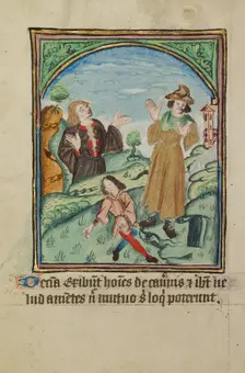 The Tenth Sign before the Day of Judgment; Illustrated Vita Christi..., about 1480-1490. Creator: Unknown