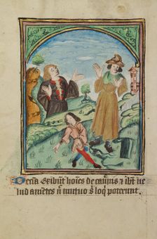 The Tenth Sign before the Day of Judgment; Illustrated Vita Christi..., about 1480-1490. Creator: Unknown
