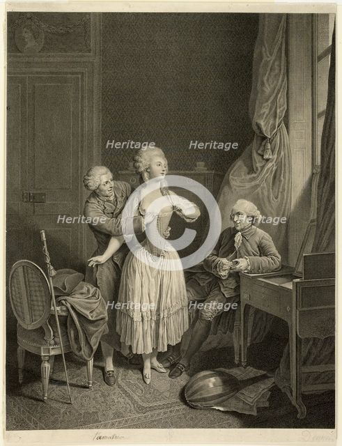 The Test of the Corset, n.d. Creator: Unknown.