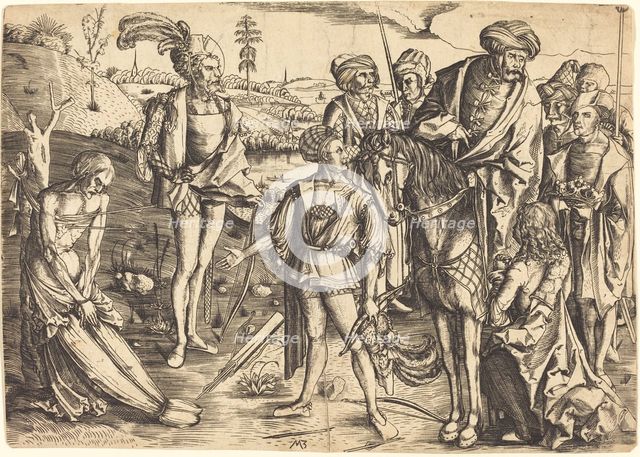 The Testing of the King's Sons, c. 1500. Creator: Master MZ.