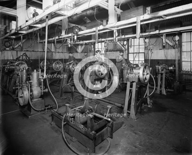 The testing room, Leland & Faulconer Manufacturing Co., Detroit, Mich., 1903 Nov. Creator: Unknown.