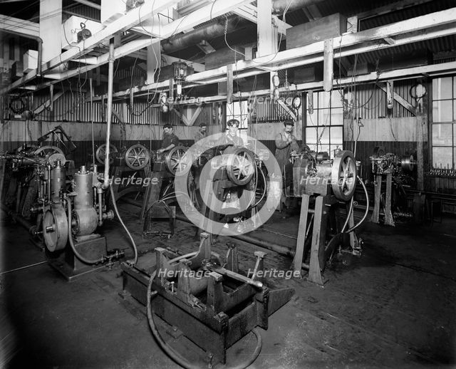 The testing room, Leland & Faulconer Manufacturing Co., Detroit, Mich., 1903 Nov. Creator: Unknown.