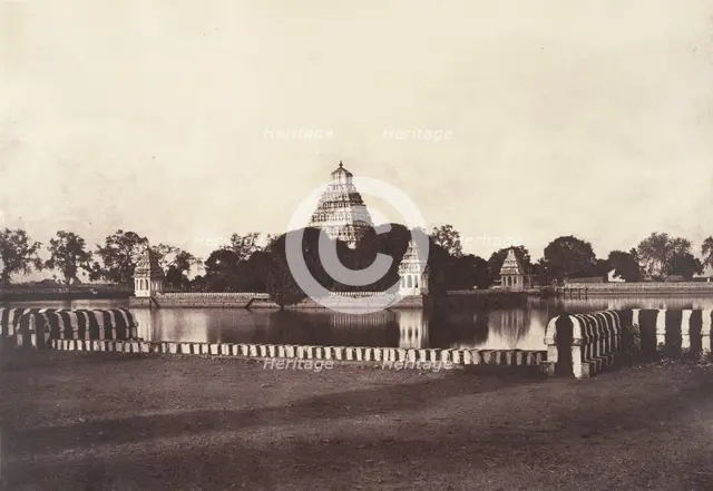 The Teppa-kulam, 1858. Creator: Captain Linnaeus Tripe.