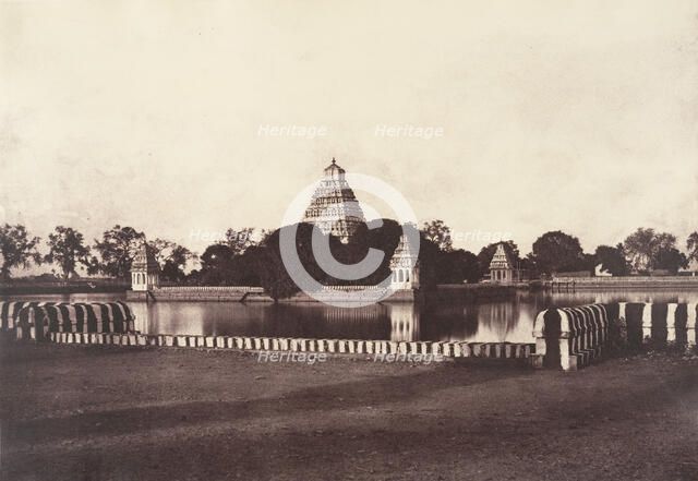 The Teppa-kulam, 1858. Creator: Captain Linnaeus Tripe.