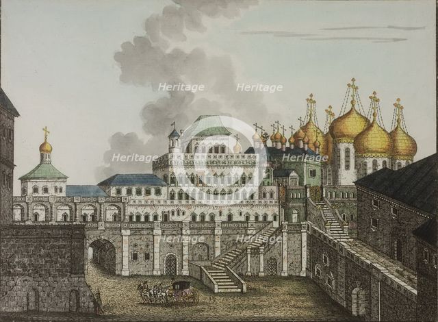 The Terem Palace in Moscow Kremlin, Between 1792 and 1820.