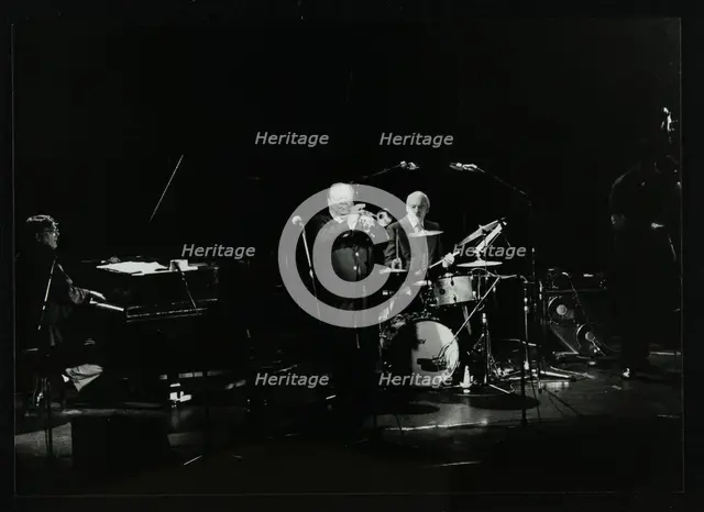 The Terry Lightfoot Band in concert at Oakmere House, Potters Bar, Hertfordshire, 7 October 1986. Creator: Denis Williams.