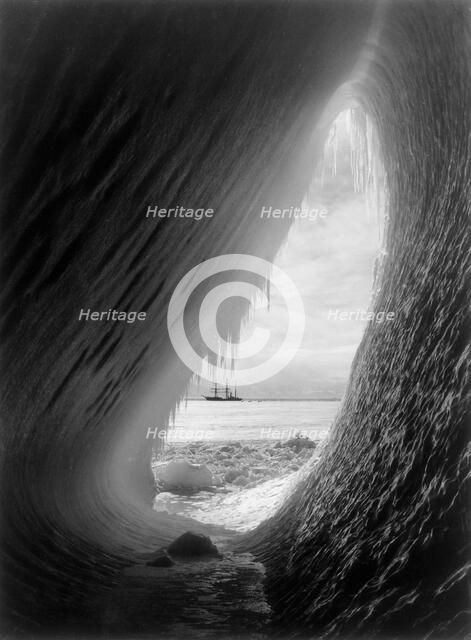 The 'Terra Nova' in McMurdo Sound, Antartica, 1911. Artist: Herbert Ponting