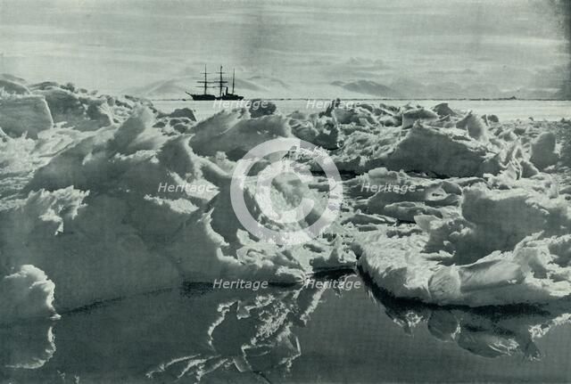 'The 'Terra Nova' in McMurdo Sound', c1910–1913, (1913). Artist: Herbert Ponting.