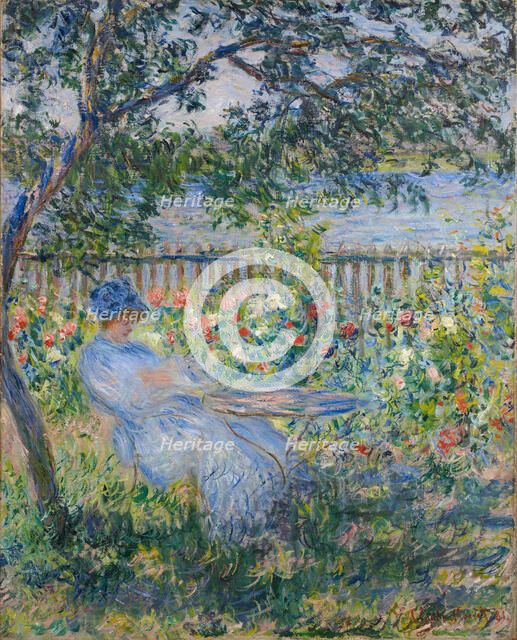 The Terrace at Vétheuil. Artist: Monet, Claude (1840-1926)