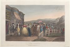 The Terrace, from "Poetical Sketches of Scarborough", 1813., 1813. Creators: Thomas Rowlandson, Joseph Constantine Stadler, J. Bluck