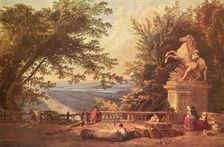 The Terrace of Marly, 1750. Creator: Hubert Robert