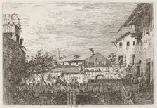 The Terrace [lower right], c. 1735/1746. Creator: Canaletto