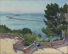 The Terrace, L'Estaque, 1918. Creator: Albert Marquet