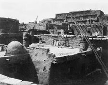 The terraced houses of Zuni, c1903. Creator: Edward Sheriff Curtis