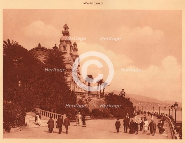 'The Terraces and the Casino, Monte Carlo', 1930. Creator: Unknown.