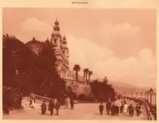 The Terraces and the Casino, Monte Carlo 1930. Creator: Unknown