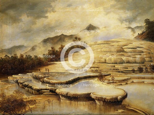 The Terraces (the white terraces), 1885. Creator: Charles Blomfield.