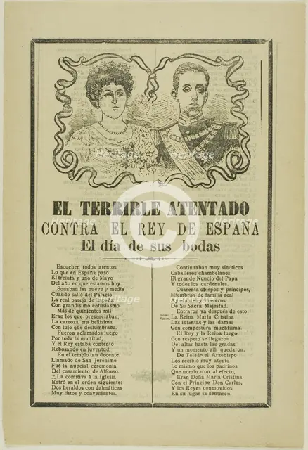 The Terrible Attempt Against the King of Spain, n.d. Creator: José Guadalupe Posada.