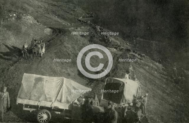 'The Terrible Retreat from Serbia', (1919).  Creator: Unknown.