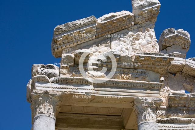 The Tetrapylon at Aphrodisias, Turkey. Creator: Samuel Magal.