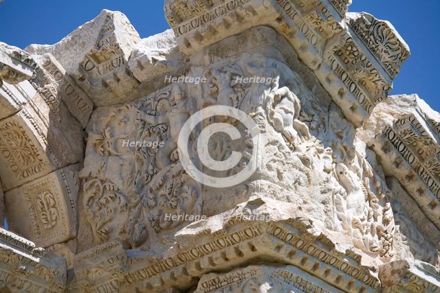 The Tetrapylon at Aphrodisias, Turkey. Creator: Samuel Magal.