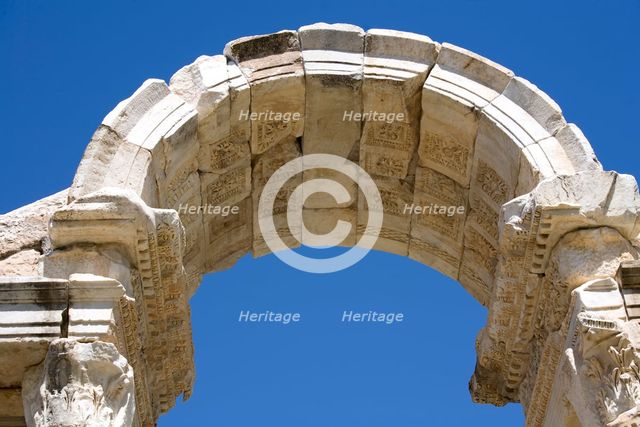 The Tetrapylon at Aphrodisias, Turkey. Creator: Samuel Magal.
