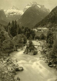 The Teufelssteg (Devil's Bridge), Lofer, Austria, c1935. Creator: Unknown