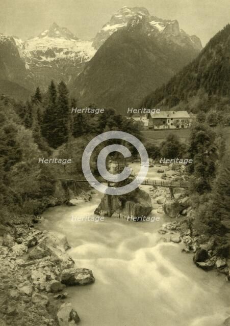 The Teufelssteg (Devil's Bridge), Lofer, Austria, c1935.  Creator: Unknown.