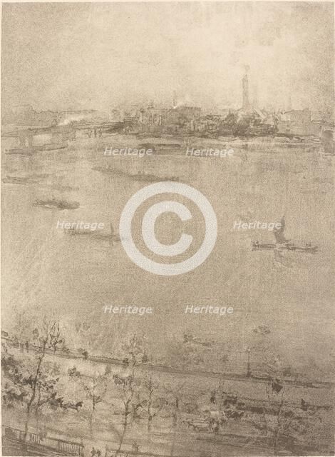 The Thames, 1896. Creator: James Abbott McNeill Whistler.