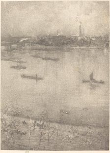 The Thames, 1896. Creator: James Abbott McNeill Whistler