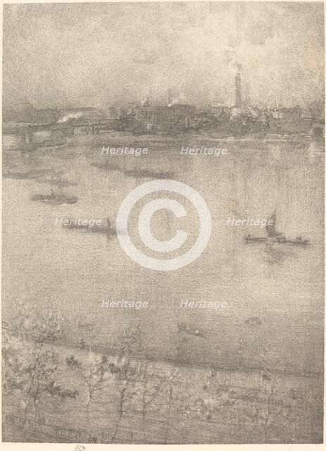 The Thames, 1896. Creator: James Abbott McNeill Whistler.
