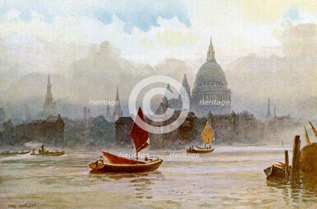 'The Thames', 1902-1903. Artist: Fred Burgess
