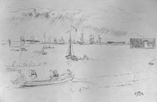 The Thames Towards Erith c1877, (1904). Artist: James Abbott McNeill Whistler