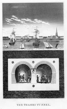 The Thames Tunnel, London, c1825-c1845