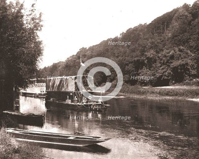 The Thames under Cliveden Wood, Berkshire, 1894. Creator: Unknown.