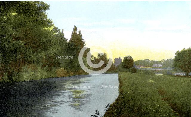 The Thames at Cookham, Berkshire, 20th Century. Artist: Unknown