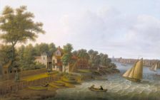 The Thames at Millbank c1790. Creator: Unknown