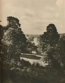 The Thames at Richmond, One of the Most Famous Views in England c1935. Creator: Unknown