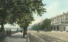 The Thames Embankment and Somerset House, London, c1915. Creator: Unknown