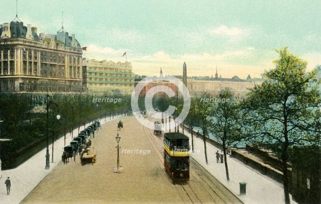 'The Thames Embankment', . Creator: Eyre & Spottiswoode.