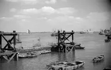 The Thames Estuary at Gravesend, Kent, c1945-c1965. Artist: SW Rawlings