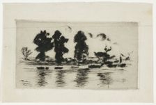 The Thames, Evening, 1897. Creator: Theodore Roussel