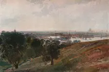 The Thames from Greenwich Hill c1820. Creator: Peter de Wint