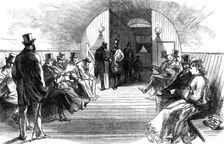 The Thames Subway at Tower-Hill: waiting-room, 1870. Creator: Unknown