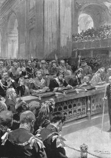 The Thanksgiving Service for the Recovery of the Prince of Wales...1872 (1901). Creator: Unknown