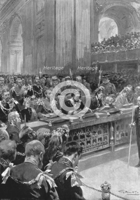 'The Thanksgiving Service for the Recovery of the Prince of Wales...1872', (1901).  Creator: Unknown.