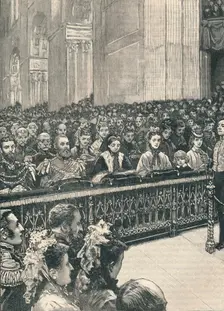 The Thanksgiving Service in St. Paul's Cathedral 1906